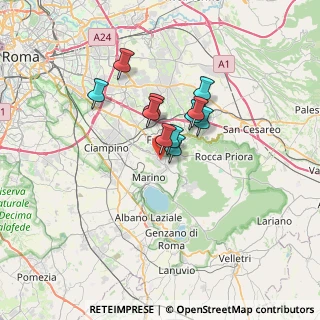 Mappa 00046 Grottaferrata RM, Italia (4.77364)