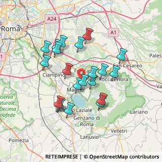 Mappa 00046 Grottaferrata RM, Italia (6.7545)