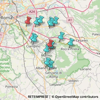 Mappa 00046 Grottaferrata RM, Italia (6.62467)