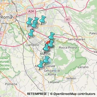 Mappa 00046 Grottaferrata RM, Italia (6.39636)