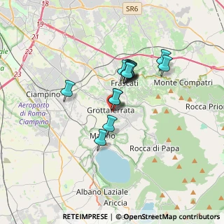 Mappa Largo Passamonti, 00046 Grottaferrata RM, Italia (2.69286)