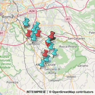 Mappa Largo Passamonti, 00046 Grottaferrata RM, Italia (6.0065)