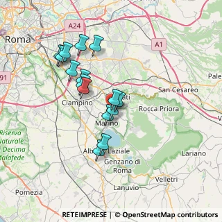Mappa Largo Passamonti, 00046 Grottaferrata RM, Italia (6.70733)