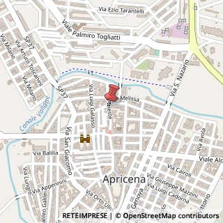 Mappa Via Pozzo Salso, 64, 71011 Apricena, Foggia (Puglia)
