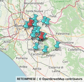 Mappa Via del Pratone, 00046 Grottaferrata RM, Italia (9.2105)