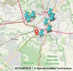 Mappa Via Arnolfo di Cambio, 00128 Roma RM, Italia (3.56364)