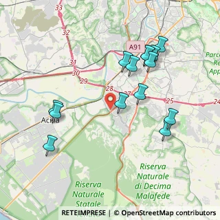 Mappa Via Arnolfo di Cambio, 00128 Roma RM, Italia (4.28357)