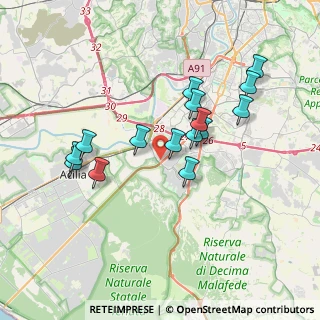 Mappa Via Arnolfo di Cambio, 00128 Roma RM, Italia (3.52733)