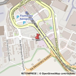 Mappa Via Fratelli Wright, 21, 00054 Fiumicino, Roma (Lazio)