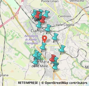 Mappa Via Napoli, 00043 Ciampino RM, Italia (1.9235)