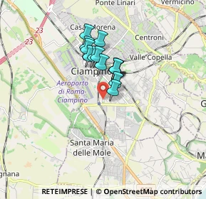 Mappa Via Napoli, 00043 Ciampino RM, Italia (1.19571)