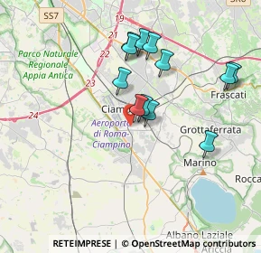 Mappa Via Napoli, 00043 Ciampino RM, Italia (3.50833)