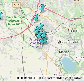 Mappa Via Napoli, 00043 Ciampino RM, Italia (3.19)