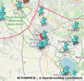 Mappa Via Napoli, 00043 Ciampino RM, Italia (5.98474)