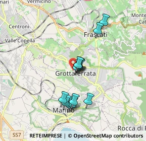 Mappa Via Paolo Borsellino, 00046 Grottaferrata RM, Italia (1.54615)