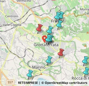 Mappa Via Paolo Borsellino, 00046 Grottaferrata RM, Italia (2.00308)