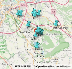 Mappa Via Paolo Borsellino, 00046 Grottaferrata RM, Italia (5.31429)