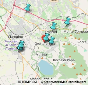 Mappa Via Paolo Borsellino, 00046 Grottaferrata RM, Italia (3.69)