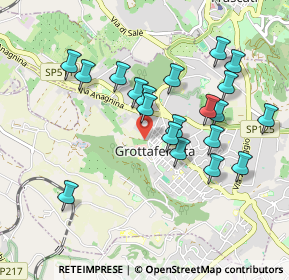 Mappa Via Paolo Borsellino, 00046 Grottaferrata RM, Italia (0.9605)