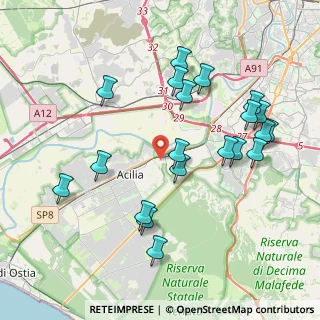 Mappa Via Giambattista Gelli, 00125 Roma RM, Italia (4.4285)