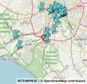 Mappa Via Ernesto Basile, 00128 Roma RM, Italia (9.343)