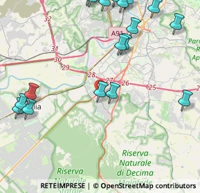 Mappa Via Ernesto Basile, 00128 Roma RM, Italia (6.1315)