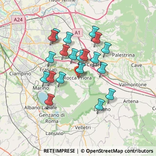Mappa Via Fontana Maggiore, 00079 Rocca Priora RM, Italia (6.731)