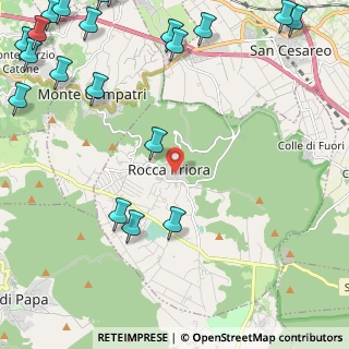 Mappa Via Fontana Maggiore, 00079 Rocca Priora RM, Italia (3.7355)