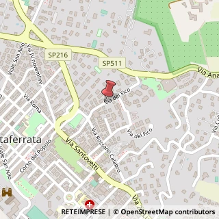Mappa Via del fico 3, 00046 Grottaferrata, Roma (Lazio)