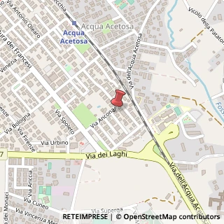 Mappa Via Ancona, 12B, 00043 Ciampino, Roma (Lazio)