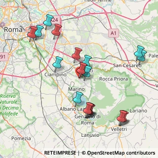 Mappa Via Dalmazia, 00046 Grottaferrata RM, Italia (8.9975)