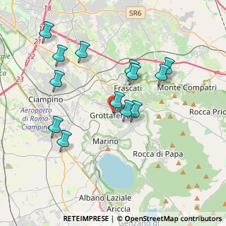 Mappa Via Dalmazia, 00046 Grottaferrata RM, Italia (3.96923)