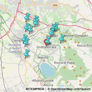 Mappa Via Dalmazia, 00046 Grottaferrata RM, Italia (3.74385)