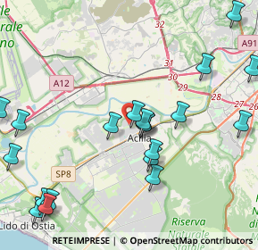 Mappa Via di Monte Cugno, 00126 Roma RM, Italia (5.279)