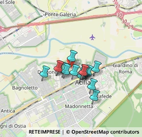 Mappa Via di Monte Cugno, 00126 Roma RM, Italia (1.108)