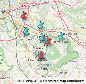 Mappa Via XXIV Maggio, 00046 Grottaferrata RM, Italia (5.89455)