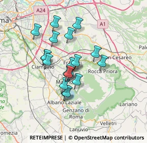 Mappa Via XXIV Maggio, 00046 Grottaferrata RM, Italia (5.65211)