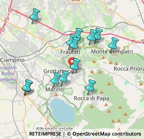 Mappa Via XXIV Maggio, 00046 Grottaferrata RM, Italia (3.68385)