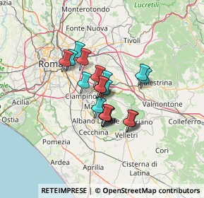 Mappa Via XXIV Maggio, 00046 Grottaferrata RM, Italia (9.0745)