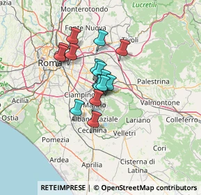 Mappa Via XXIV Maggio, 00046 Grottaferrata RM, Italia (8.94688)
