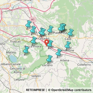 Mappa 00036 Carchitti RM, Italia (6.70933)