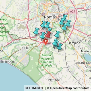 Mappa Via John Lennon, 00128 Roma RM, Italia (6.00643)