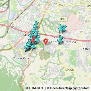 Mappa Via John Lennon, 00128 Roma RM, Italia (1.639)