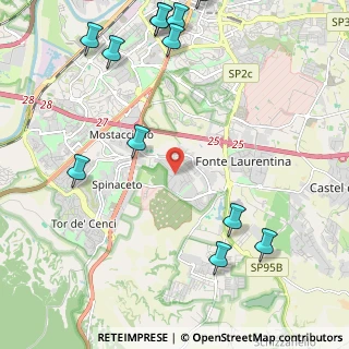 Mappa Via John Lennon, 00128 Roma RM, Italia (3.11083)