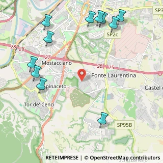 Mappa Via John Lennon, 00128 Roma RM, Italia (3.04545)