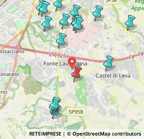 Mappa 00134 Fonte Laurentina RM, Italia (2.61824)