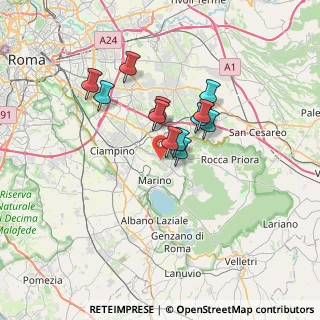 Mappa Via Cesare Battisti, 00046 Grottaferrata RM, Italia (5.30417)