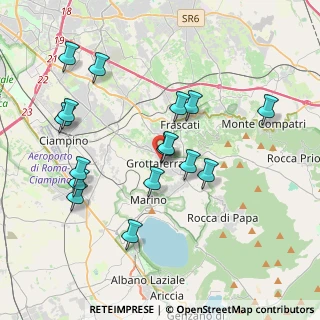 Mappa Via Cesare Battisti, 00046 Grottaferrata RM, Italia (4.08125)