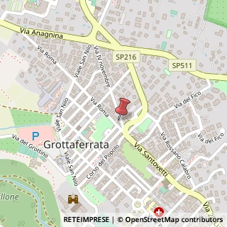 Mappa Via 4 Novembre, 5, 00046 Grottaferrata, Roma (Lazio)