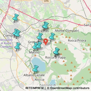 Mappa Via G. Quattrucci, 00046 Grottaferrata RM, Italia (3.98)